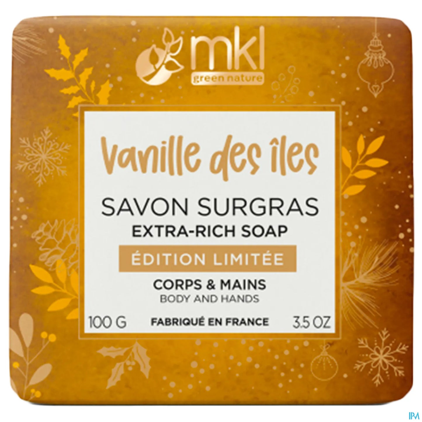 Savon de Marseille Vanille des Iles Surgras 100g Édition Limitée