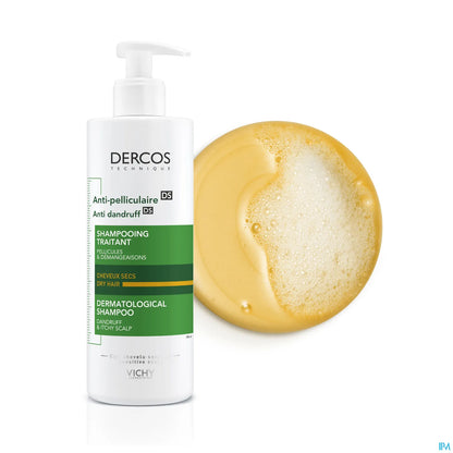 Dercos Anti-Dandruff DS Treatment Shampoo Capelli Secchi 390ml