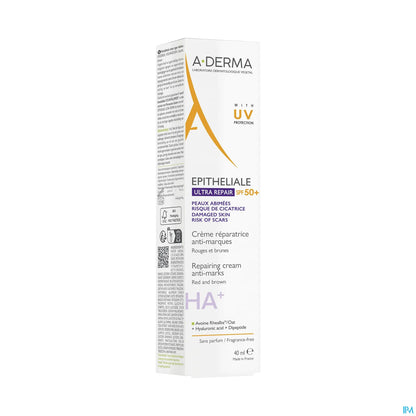A Derma Epitheliale Ultra Repair Crème Réparatrice Solaire SPF50+ 40 mL