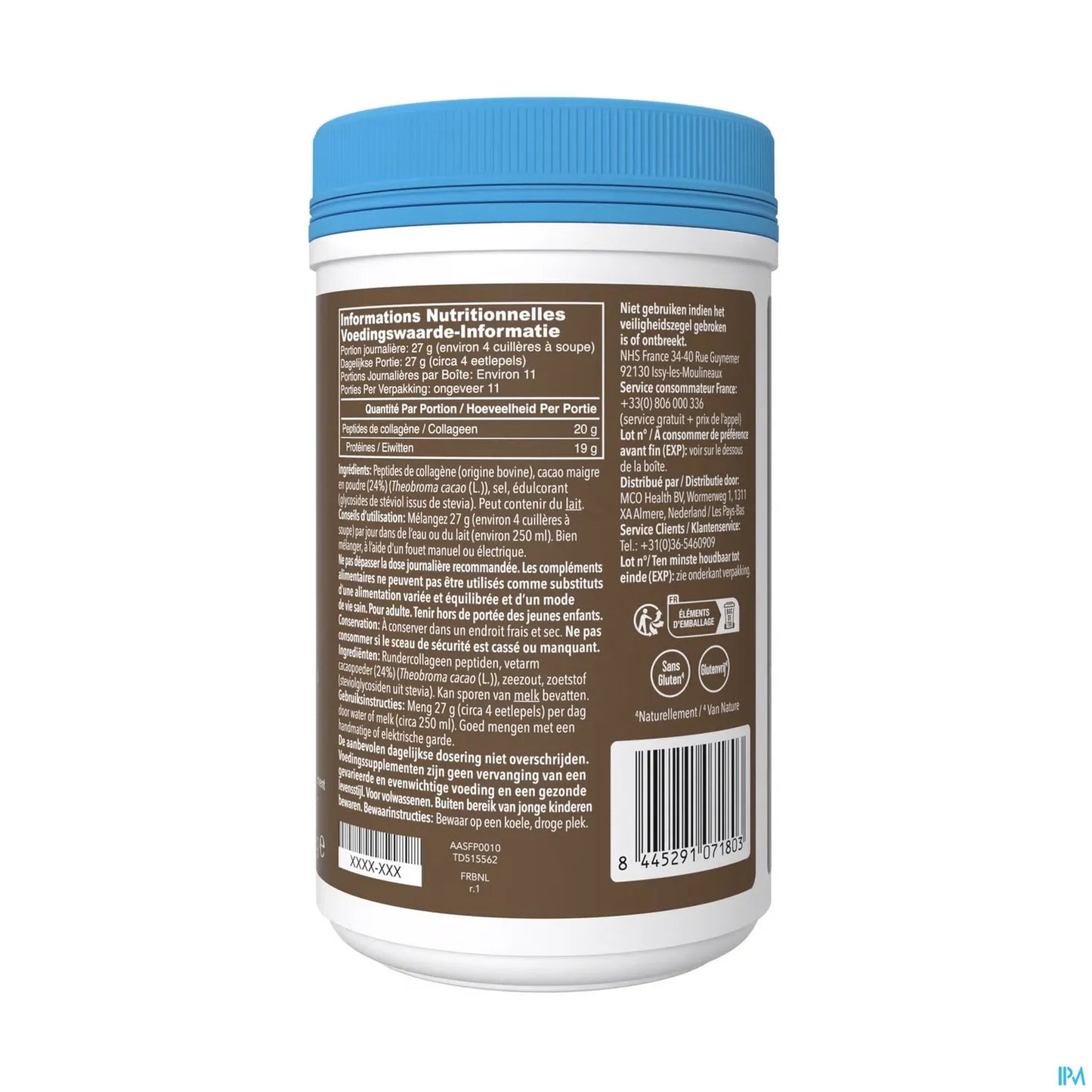 Collagen Peptides Saveur Cacao 297g