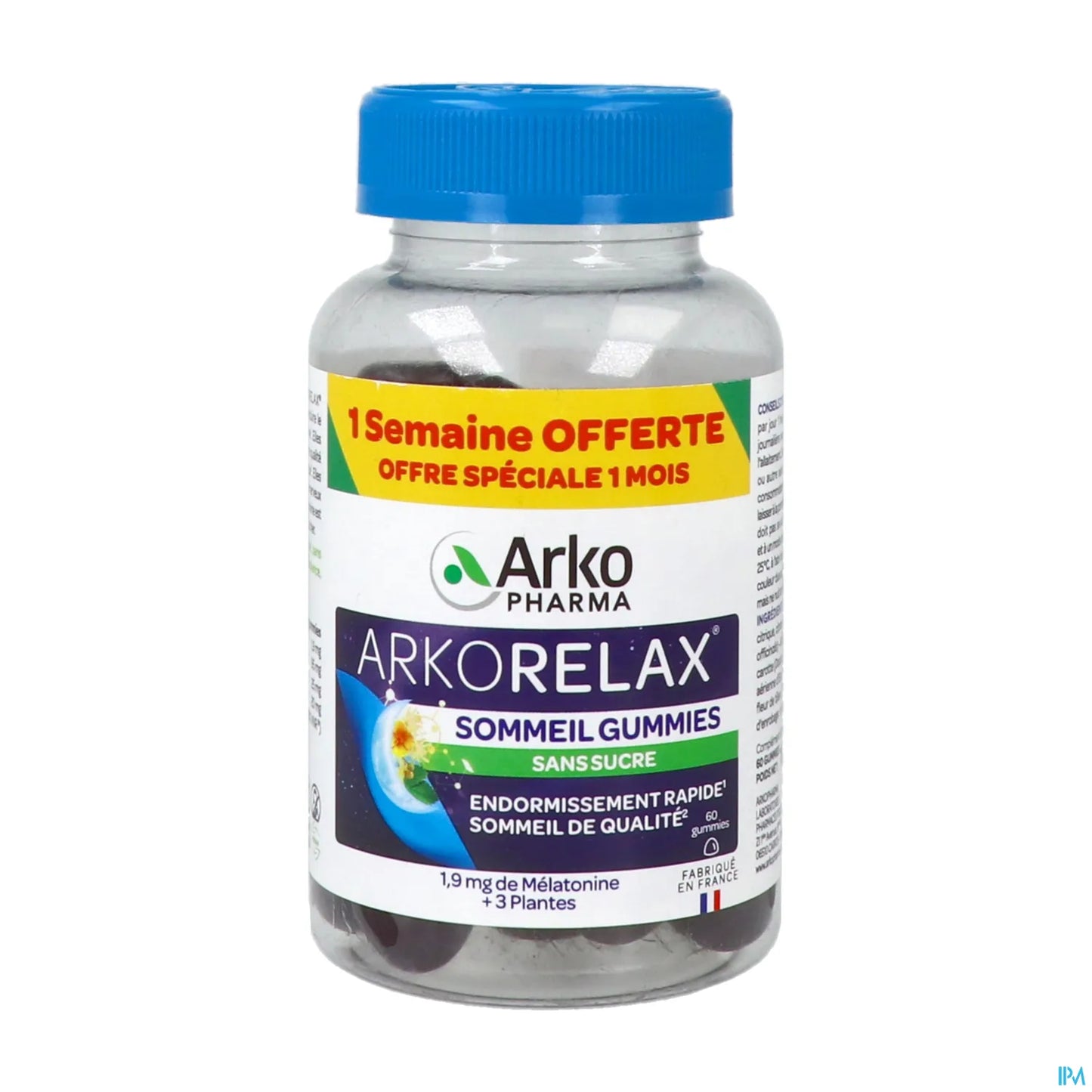 Arkorelax Sommeil 60 Gummies