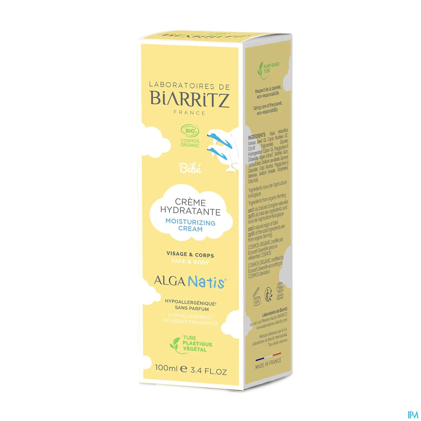 Crème Hydratante Bébé 100ml