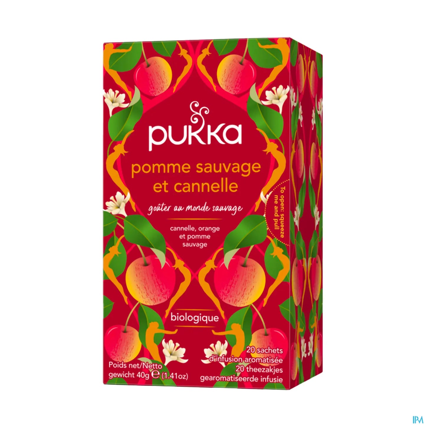 Infusion Pomme Cannelle Gingembre Bio Boîte de 20 Sachets