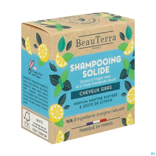 Shampooing Solide Cheveux Gras 75g