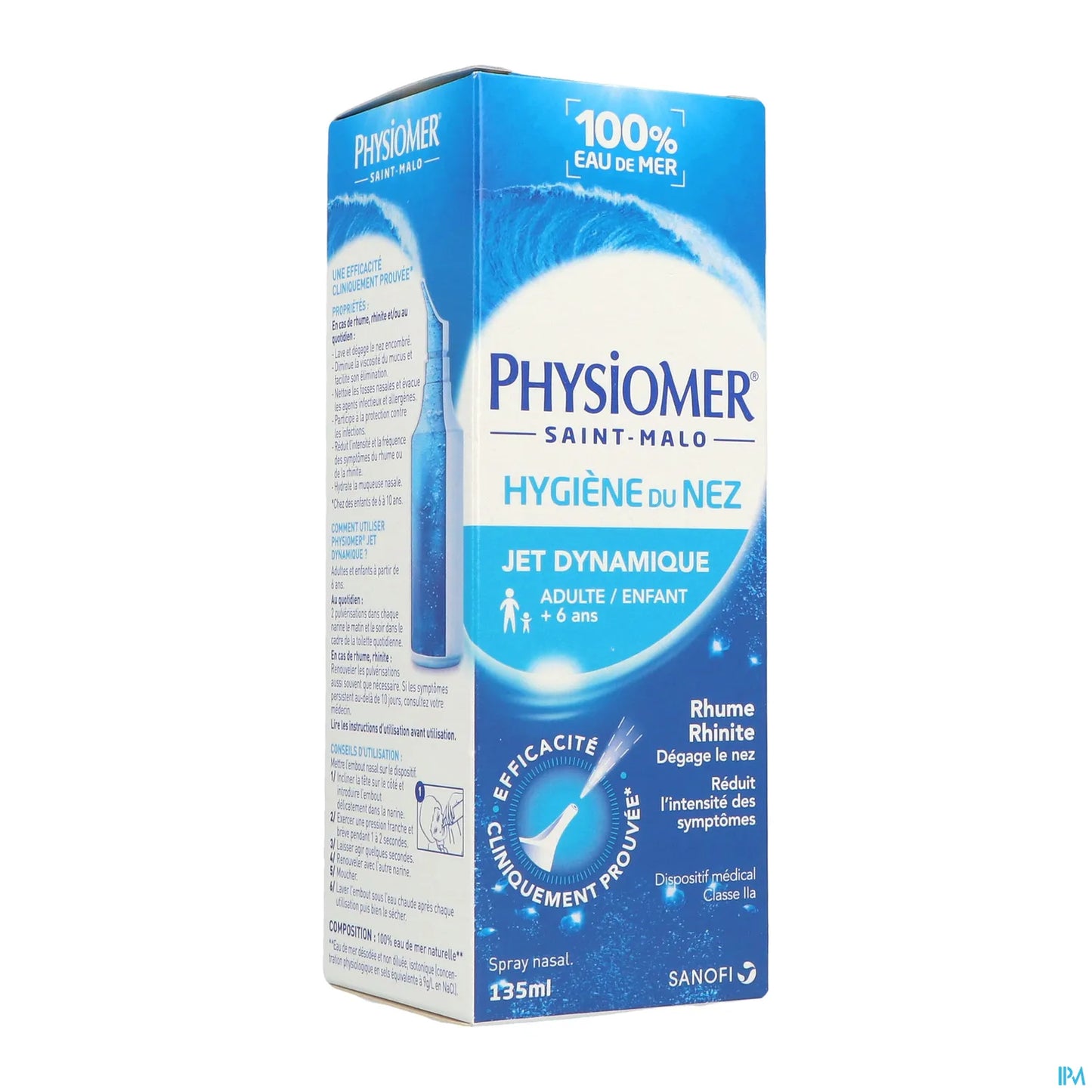 Sanofi Physiomer Jet Dynamique 135ml Solution Nasale Isotonique