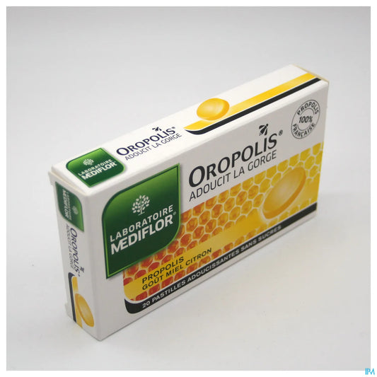 Pastilles Miel Citron 20 Pastilles Adoucissantes Sans Sucres