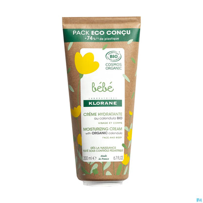 Bebe Creme Hydratante a la Calendula Bio Visage et Corps 200ML