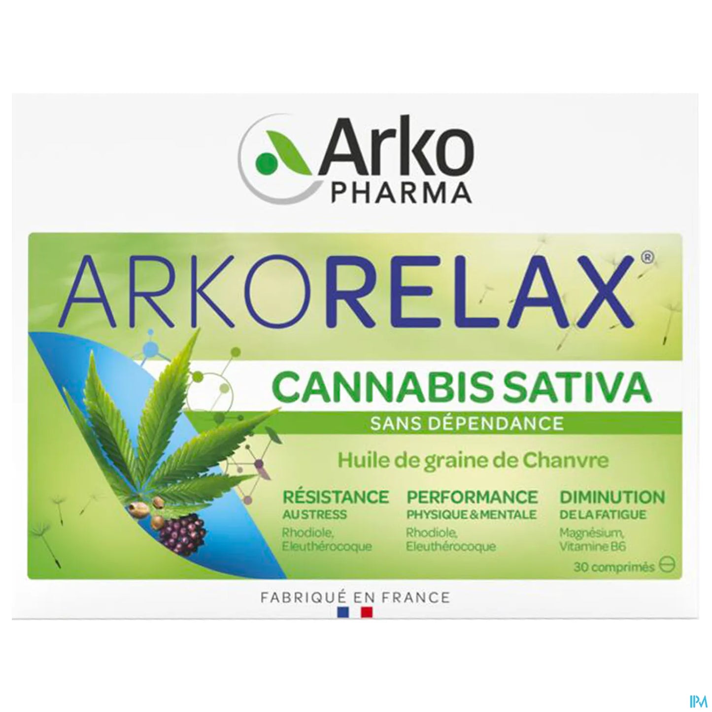 Arkorelax Cannabis Sativa 30 Comprimés à Avaler