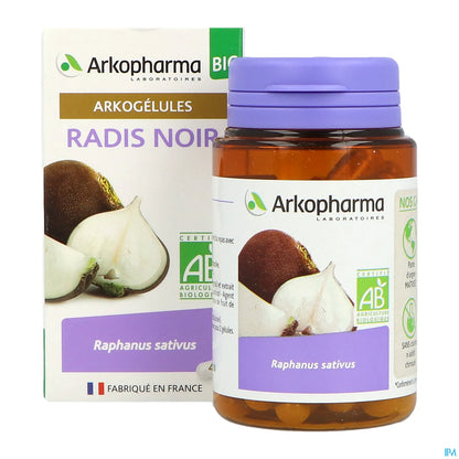Arkogélules Bio Radis Noir - Boîte de 40 Gélules