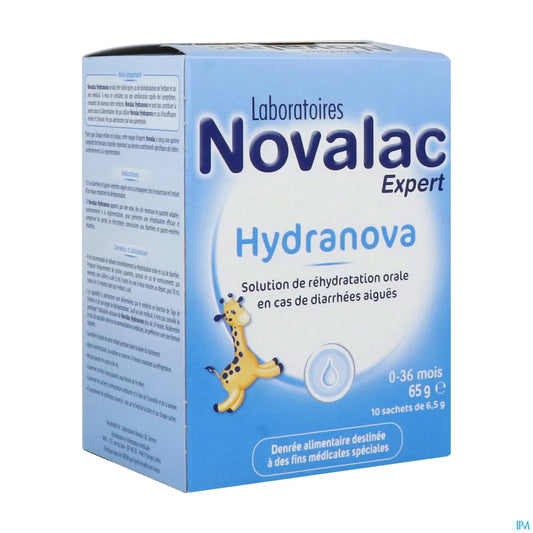 Hydranova Poudre Réhydratante 6,5 g 10 Sachets