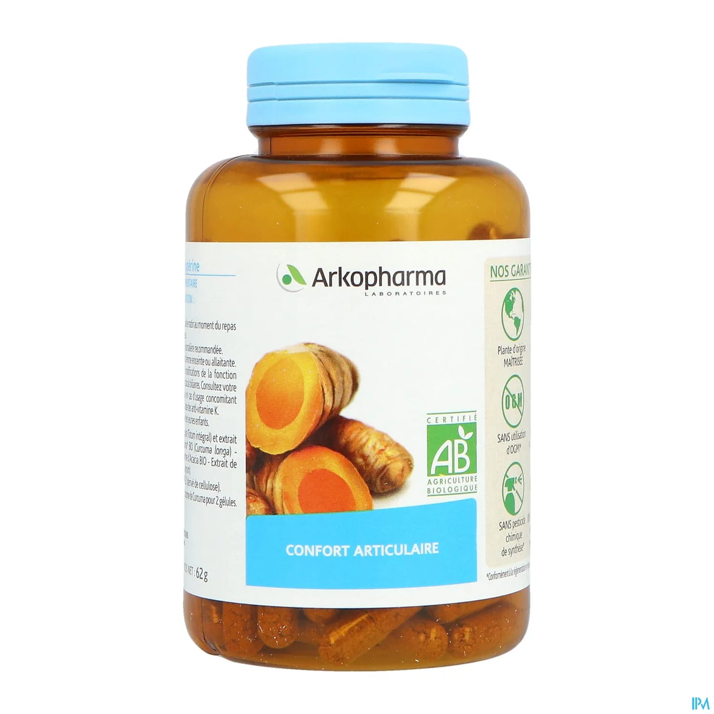 Arkogélules Curcuma Pipérine Bio 130 Gélules