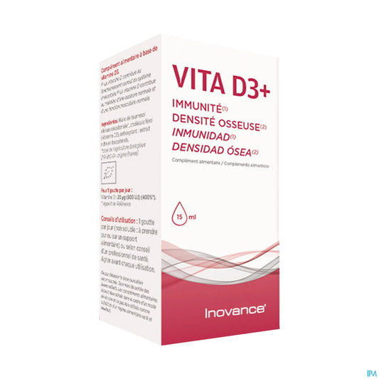 Vita D3+ 15 mL Compte Gouttes