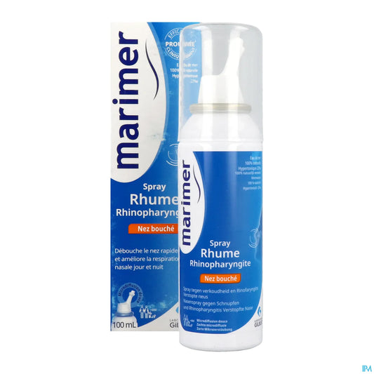 Spray nasale ipertonico all'acqua di mare Gilbert Marimer 100 ml