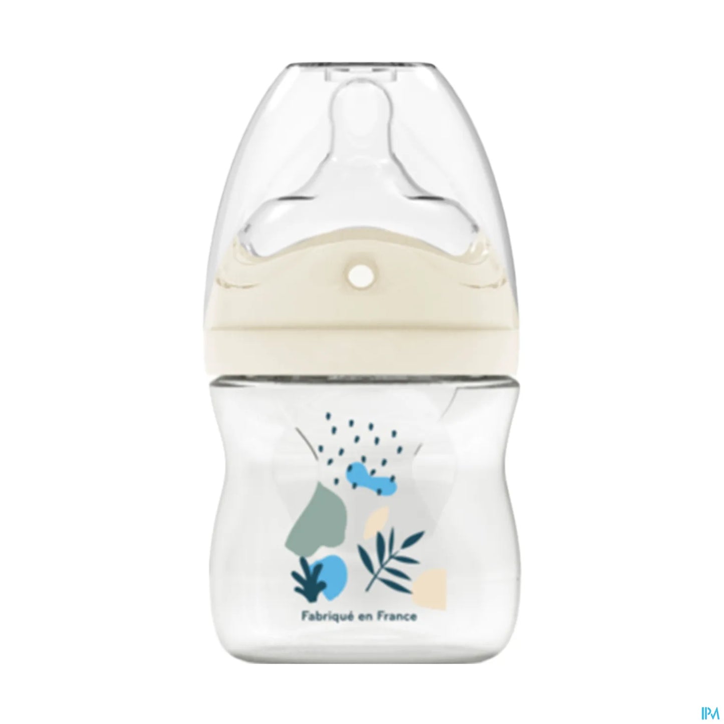 Biberon Tétine Multi-Perforée Anti-Colique 0-6 Mois Bleu 150ml