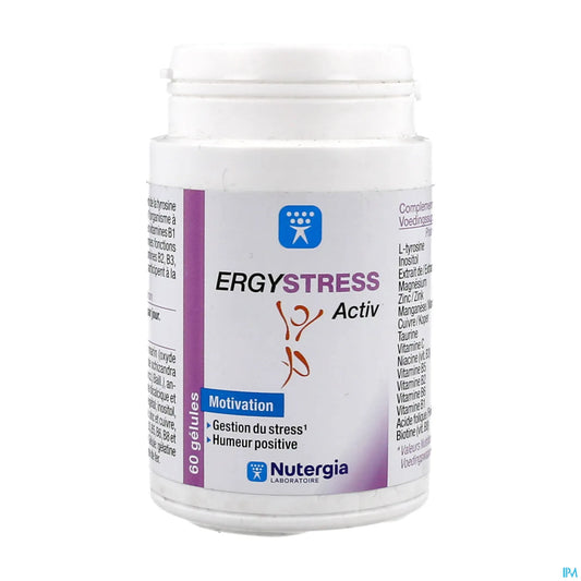 Ergystress Activ - Gestion du Stress - 60 Gélules