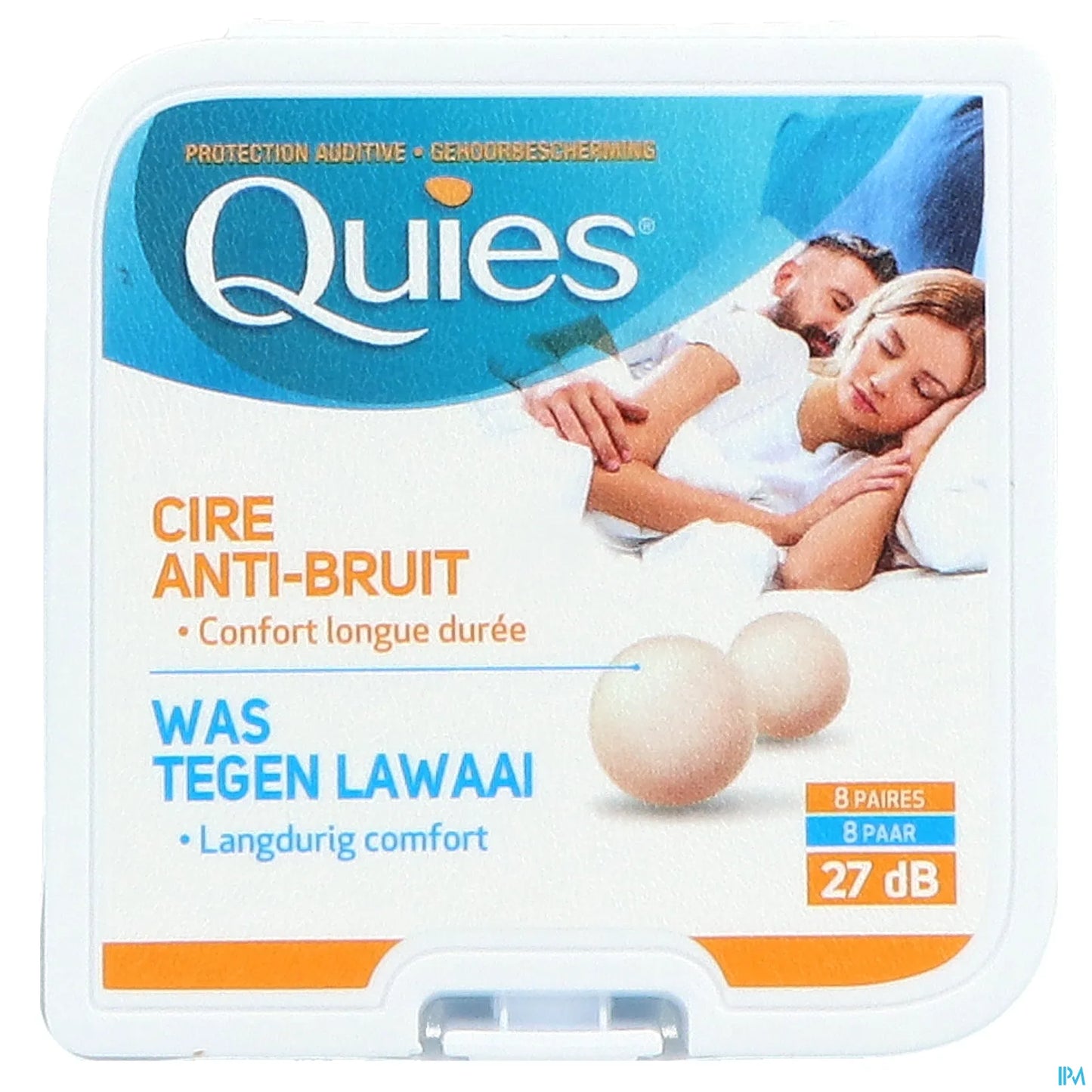 Boules Cire Naturelle Anti-Bruit Boîte De 16