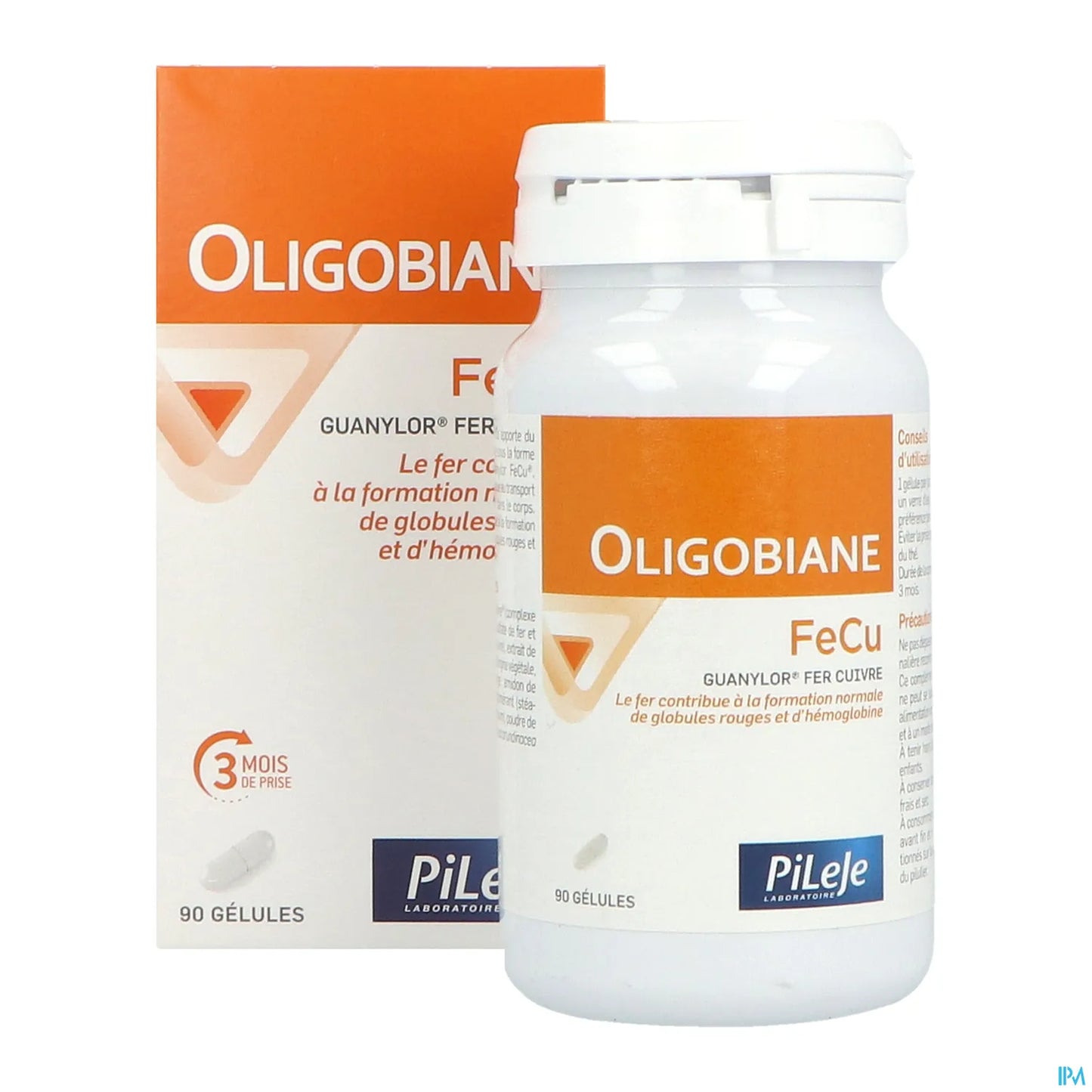 Oligobiane Fer Cuivre 90 gélules