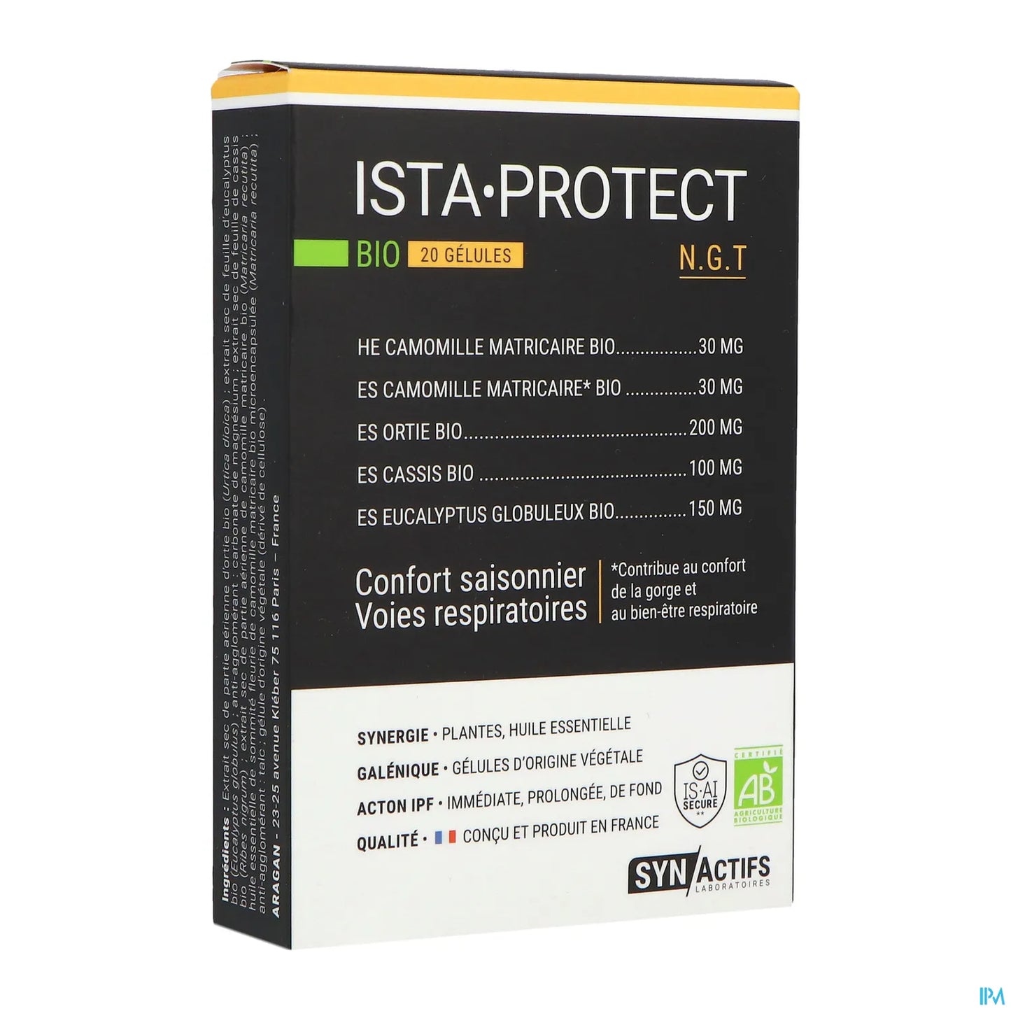 Synactifs IstaProtect Bio 20 Capsule