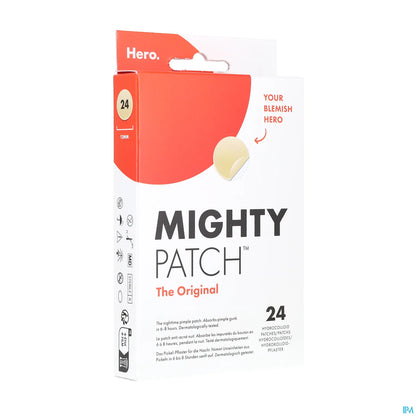 Mighty Patch Original Patchs de Nuit Anti-Acné 24 Patchs Hydrocolloides