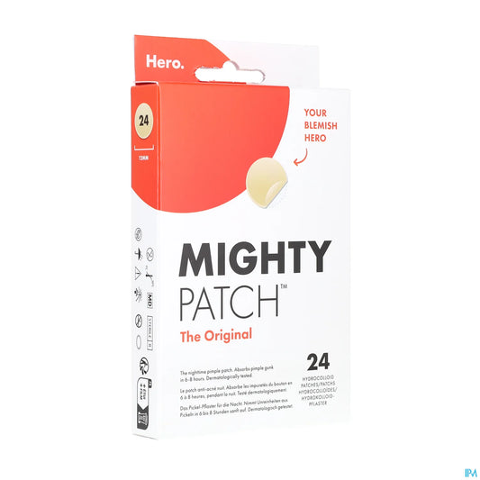 Mighty Patch Original Patchs de Nuit Anti-Acné 24 Patchs Hydrocolloides