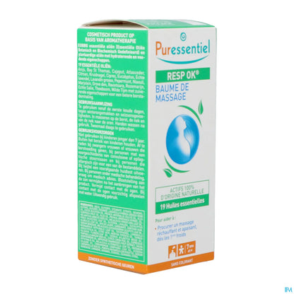 Baume Respiratoire Aux 19 Huiles Essentielles 50ml