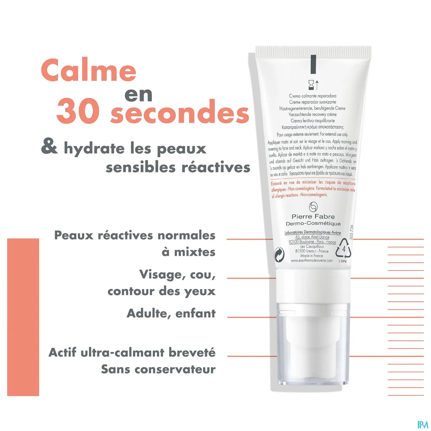Tolérance Control Crème Apaisante Réparatrice 40ml