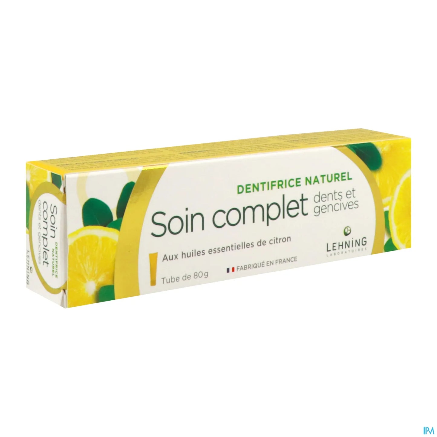 Dentifrice Naturel Soin Complet Huiles Essentielles de Citron