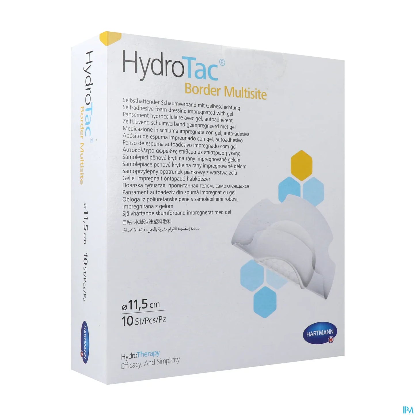 Pansement Hydroactif Border Rond 11,5 cm Boîte de 10