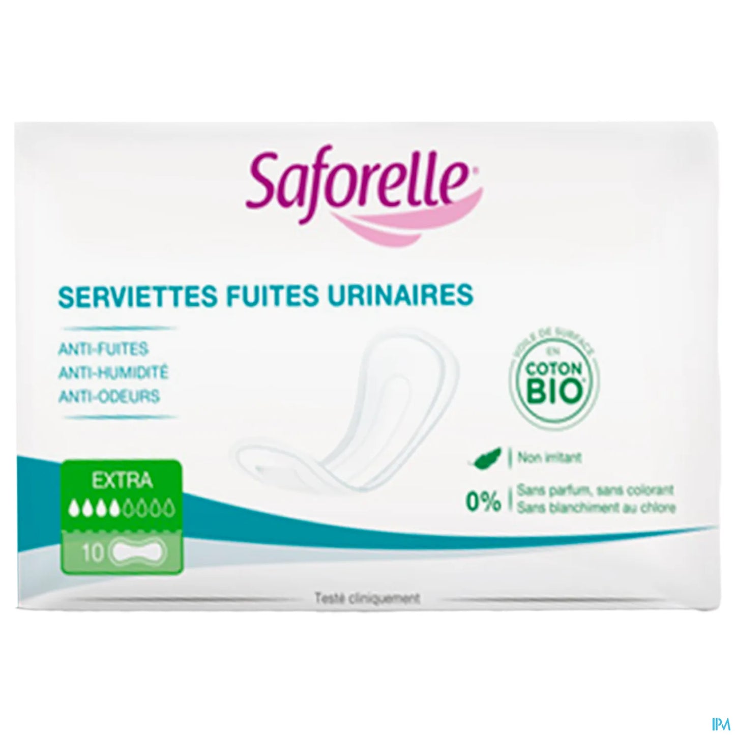 Bio 10 Serviettes Fuites Urinaires Extra