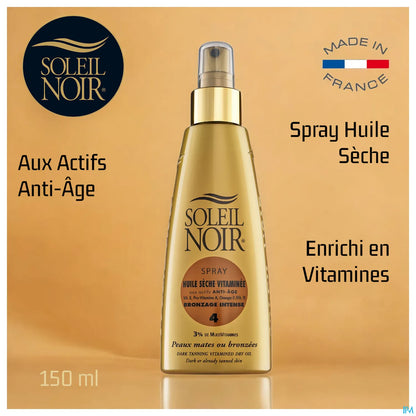 Spray Huile Sèche Vitaminée SPF4 Bronzage Intense 150ml