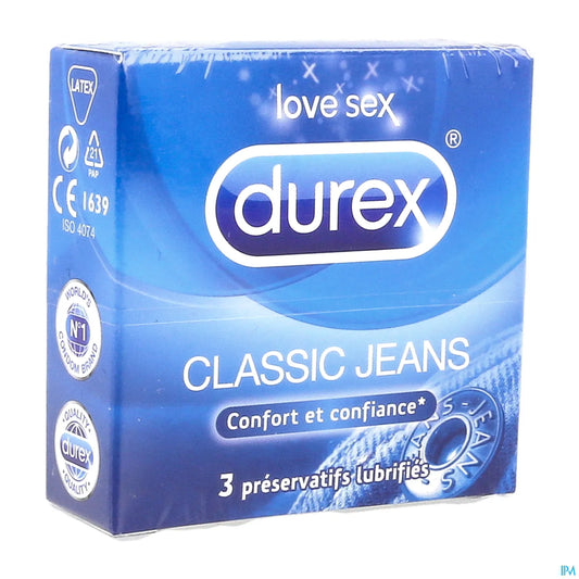 Classic Jeans Préservatifs x 3