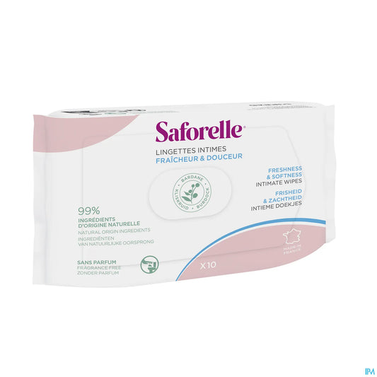Salviette intime biodegradabili Pocket 10 salviette