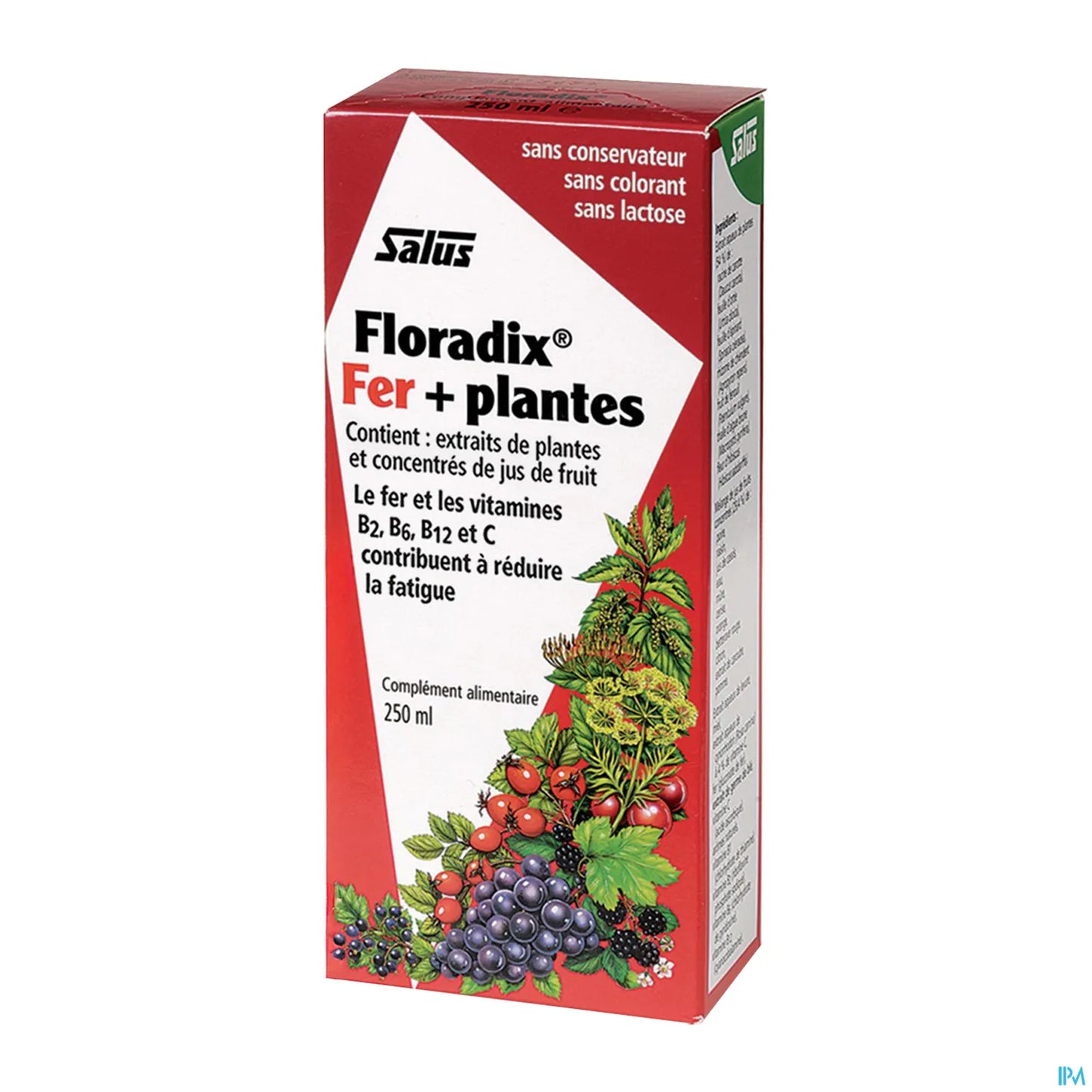 Salus Floradix Fer et Plantes Solution Buvable 250 mL