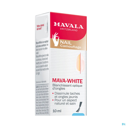 Mava-White Blanchissant à Ongles 10ml