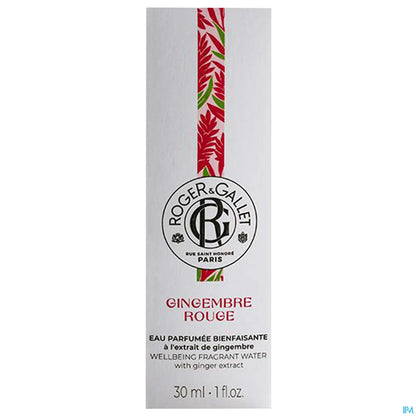 Gingembre Rouge Eau Parfumée Bien-être 30ml