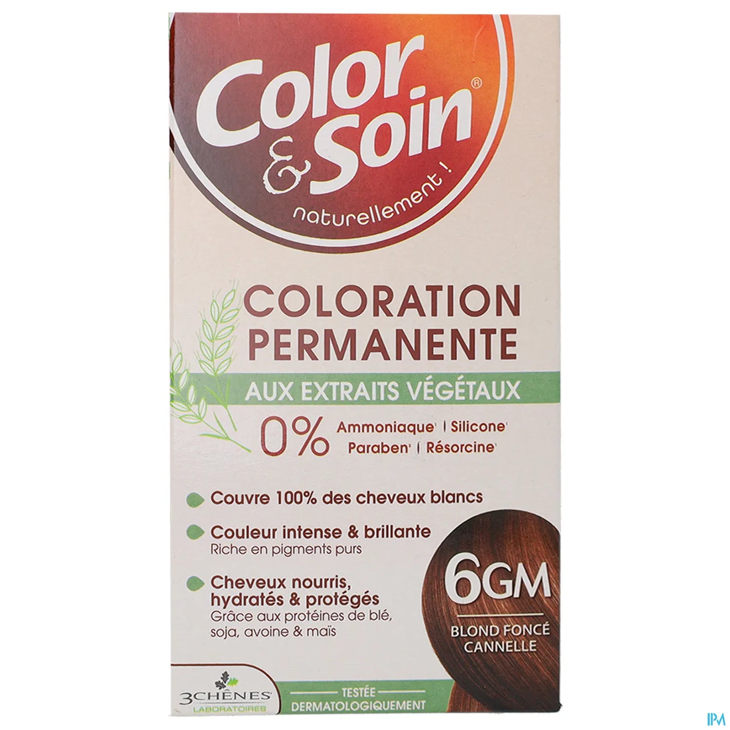 3 Chênes Color & Soin Blond Foncé Cannelle 60ml