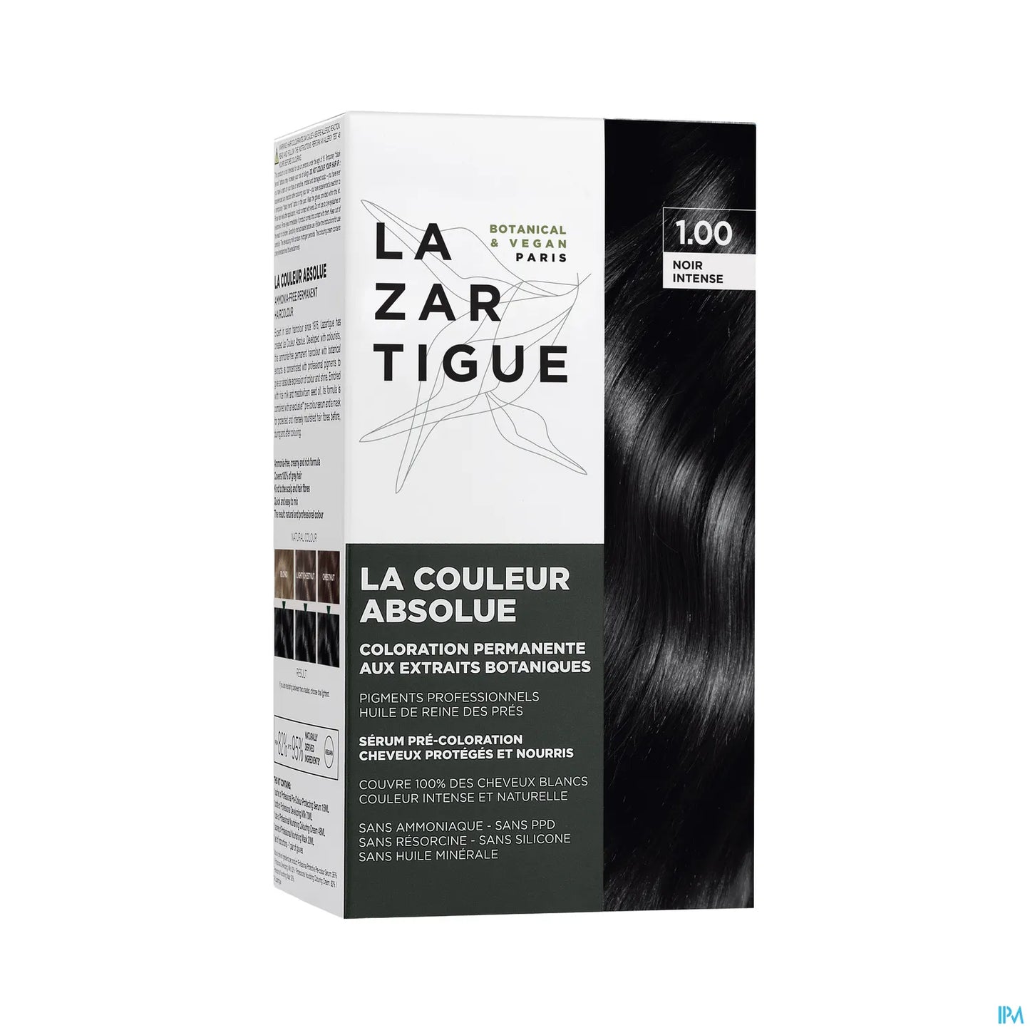 La Couleur Absolue Coloration Permanente 1.00 Noir Intense Kit
