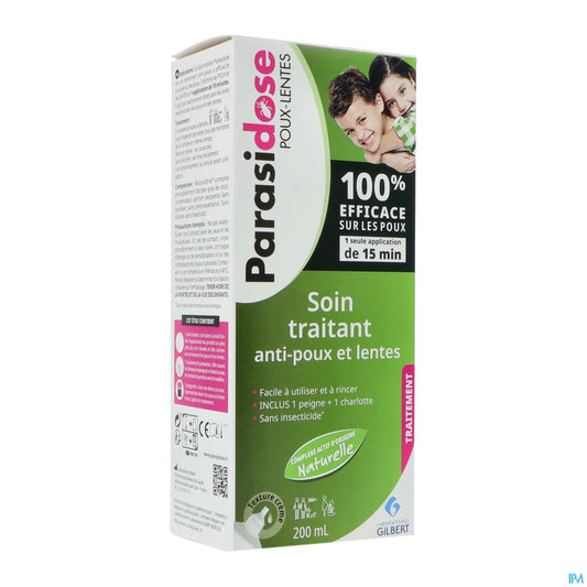 Soin Traitant Anti-Poux Lentes 200ml
