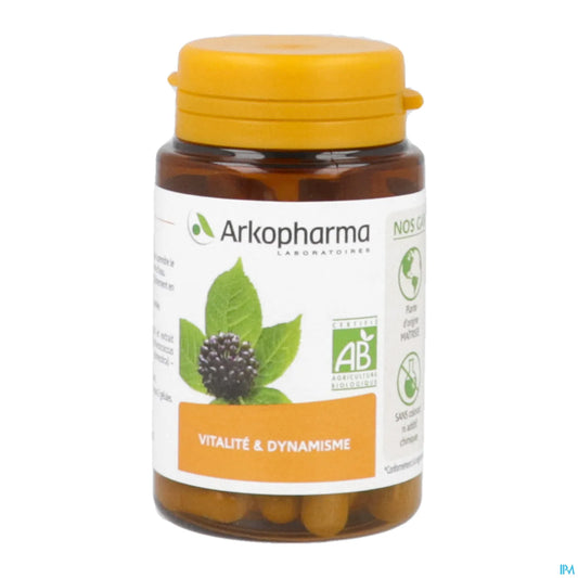 Organic Eleutherococcus 40 Capsules