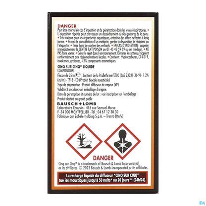 Recharge Liquide Anti-Moustiques 35 ml