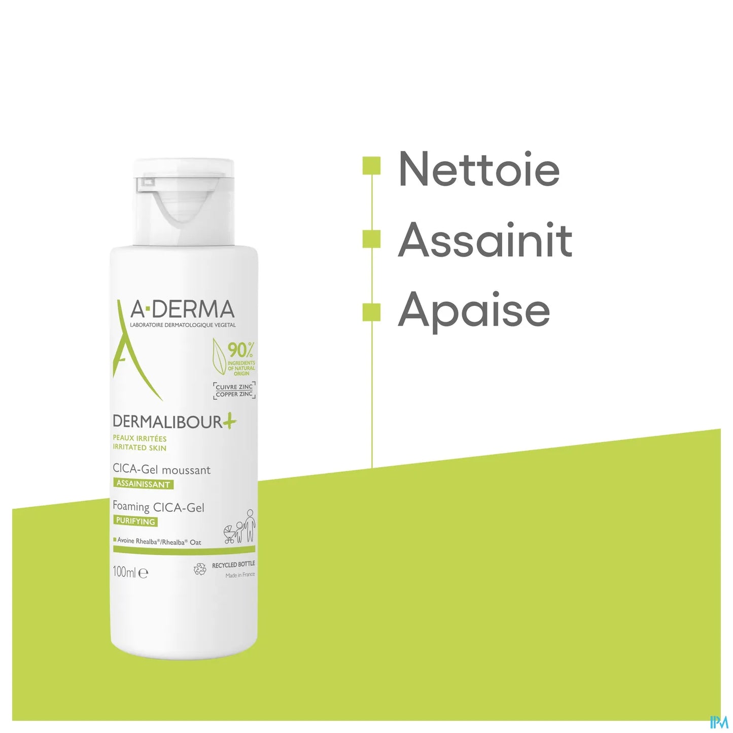 Dermalibour+ Cica Gel Moussant Assainissant 100ml