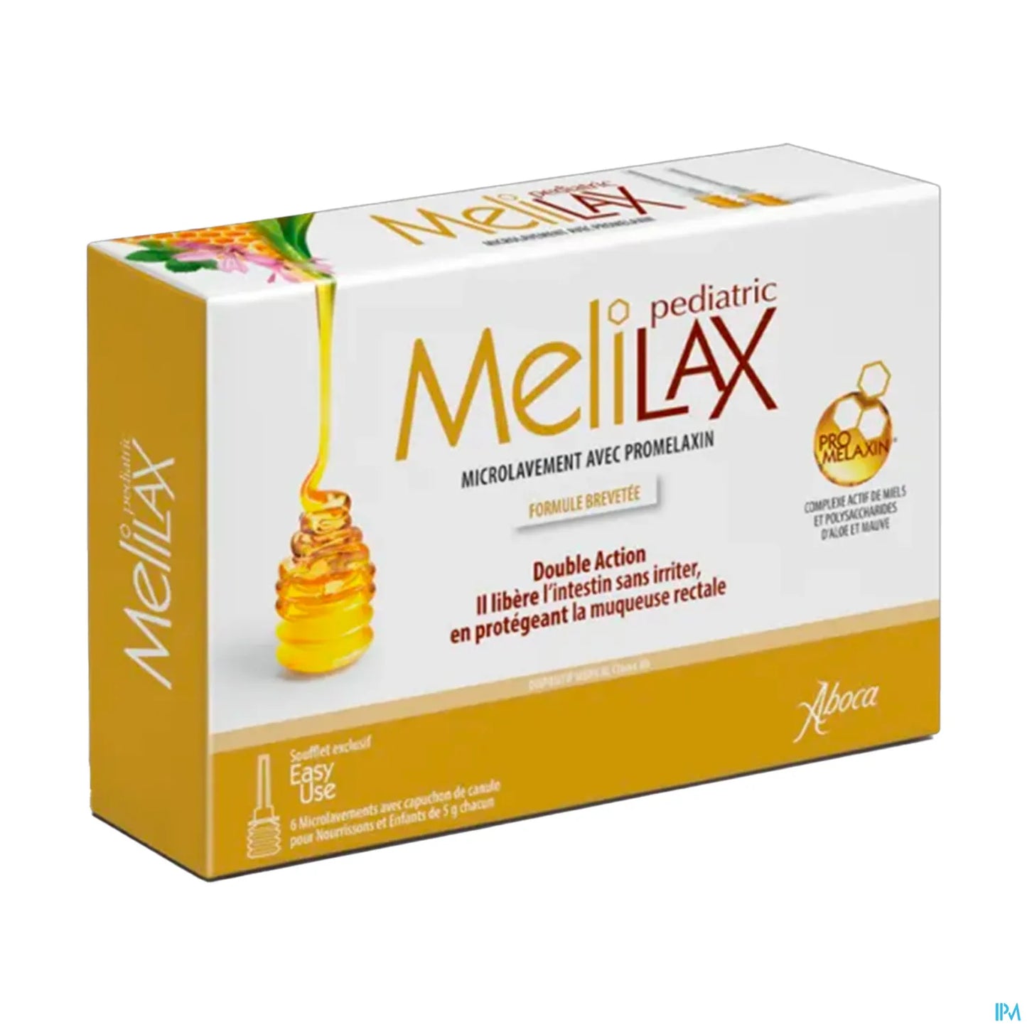 Melilax Pediatric Microlavement Miel 5g X6