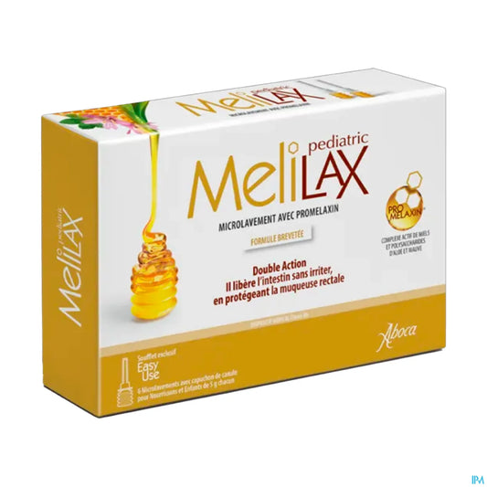 Melilax Pediatric Microlavement Miel 5g X6