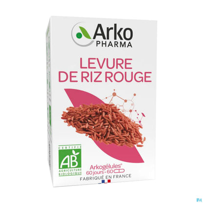 Arkogelules Levure de Riz Rouge Bio 60 Capsules