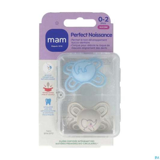 Sucettes Perfect Naissance 0-2 Mois Lot de 2