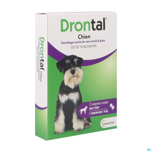 Vermifuge Polyvalent Chien Boîte de 2 Comprimés