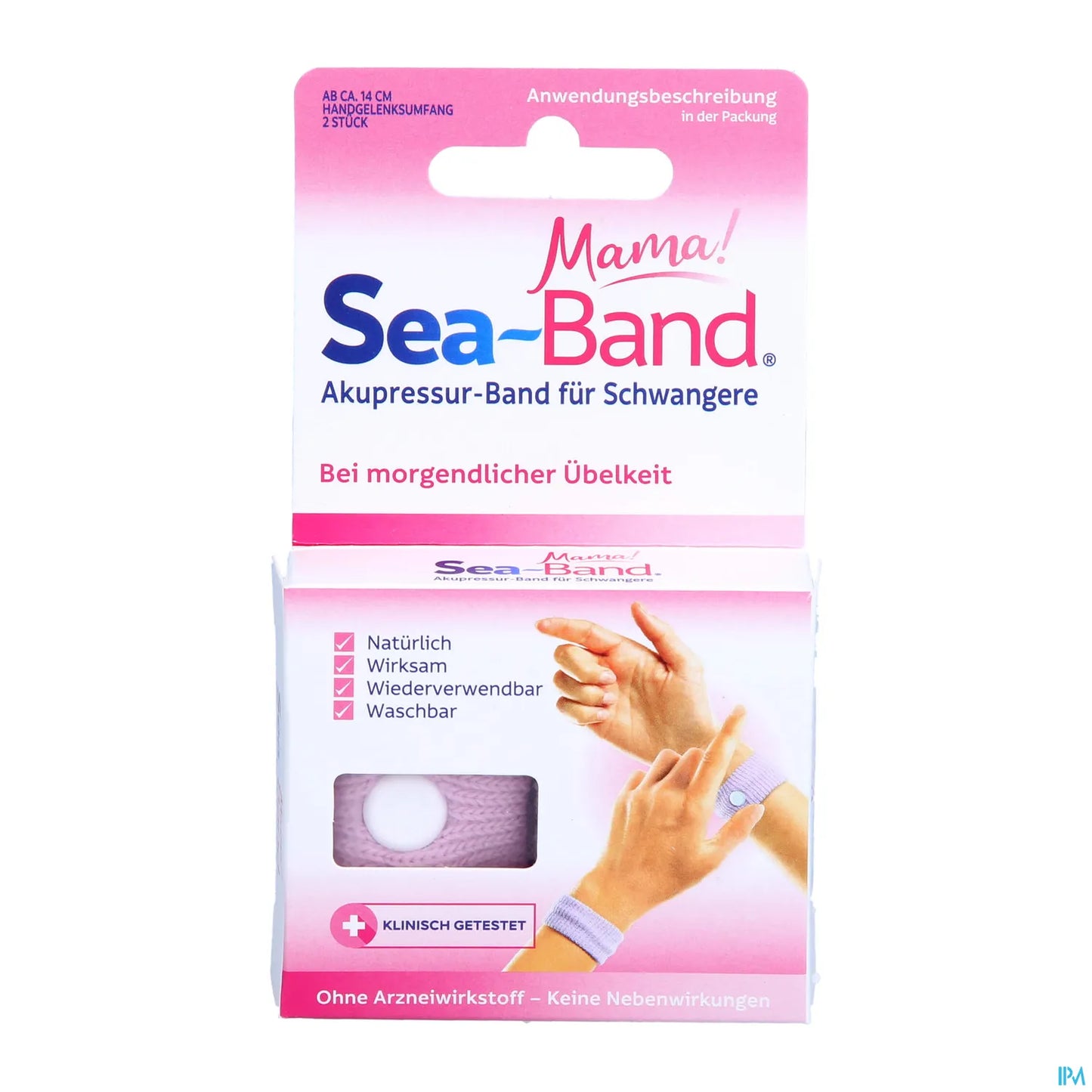 Sea-Band Bracelet Anti-nausée Mama Rose Grossesse B/2