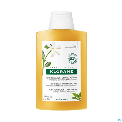 Solaire Shampoing Nutritif Monoï Et Tamanu Bio 200 Ml