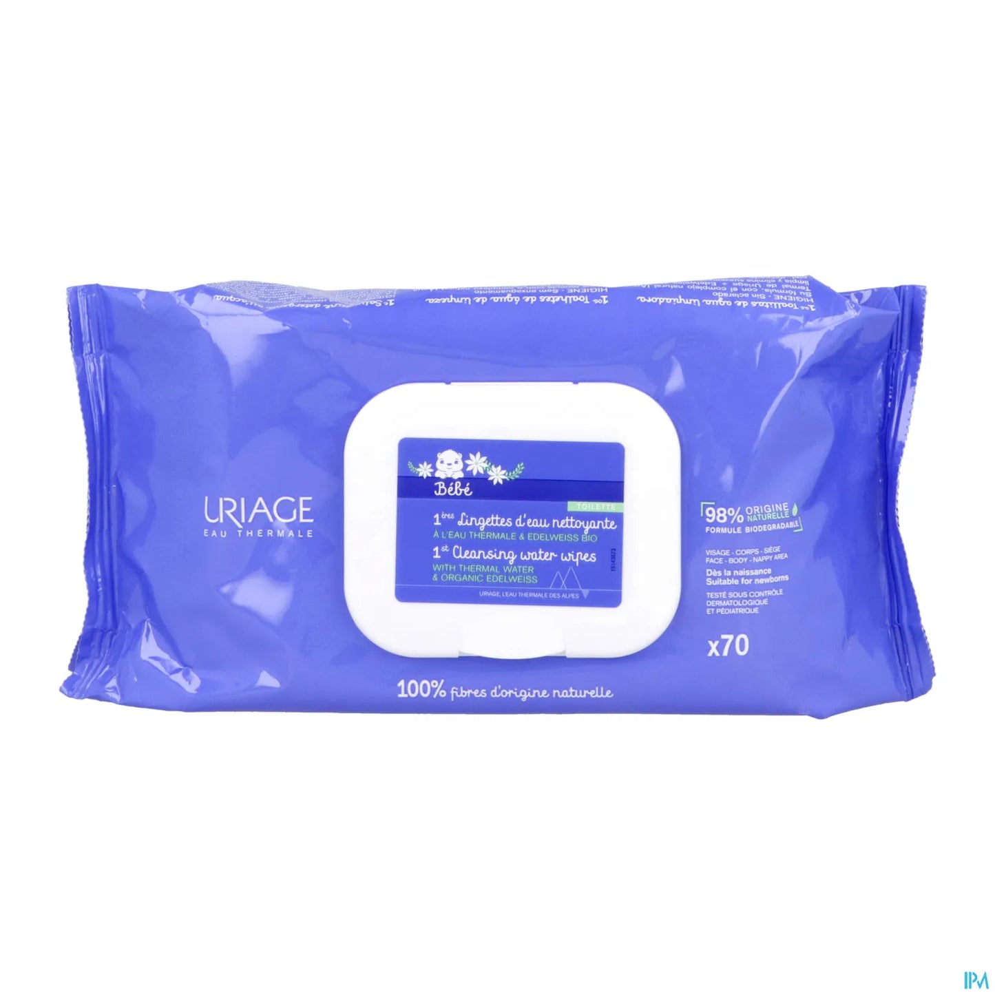 Bébé 1ères Lingettes Nettoyantes 70 Lingettes