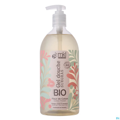 Green Nature Organic Cotton Flower Superfatted Shower Gel 1L